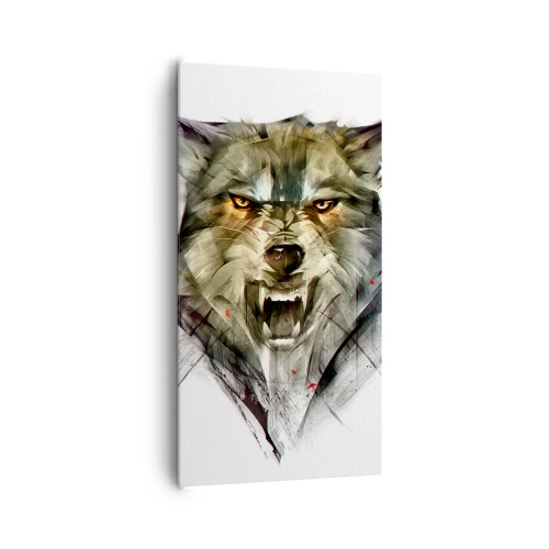 Impression sur toile - Image sur toile - Pas un pas ! - 65x120 cm