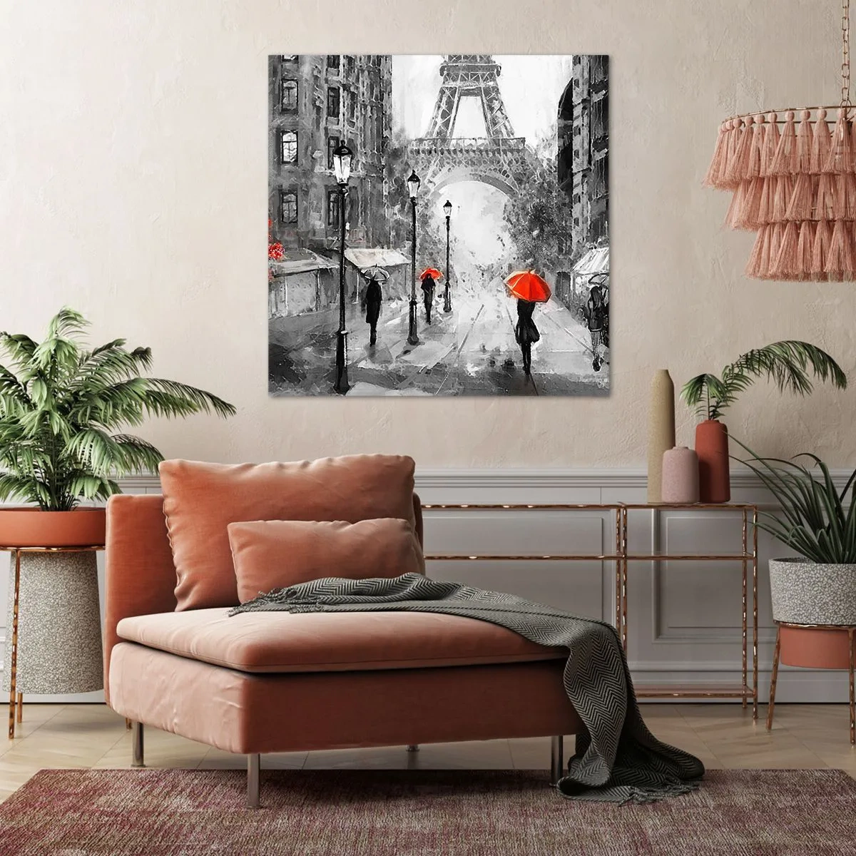 Impression sur toile - Image sur toile - Tous les chemins mènent à elle - 40x40 cm