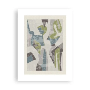 Affiche - Poster - Composition derrière la vitre - 30x40 cm