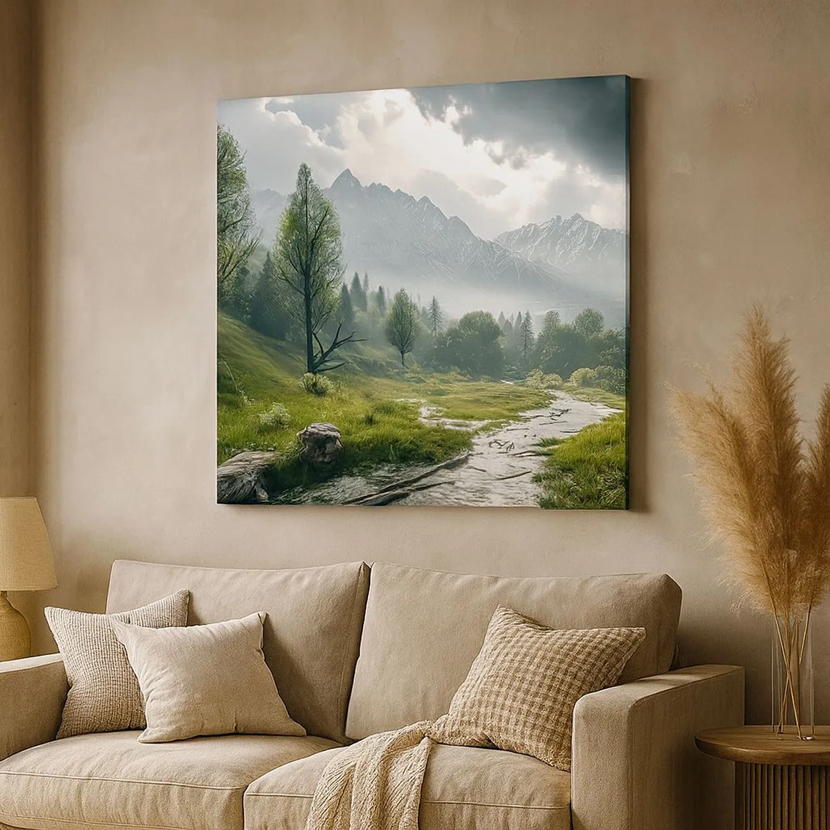 Impression sur toile - Image sur toile - Aller et retour - 30x30 cm