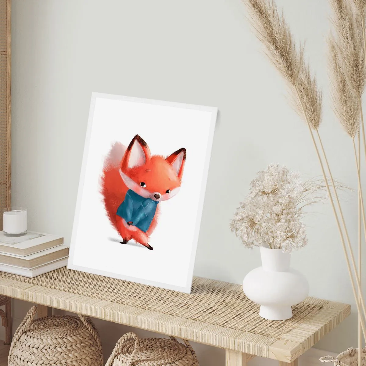 Affiche dans un cadre blanc - Poster - Est-ce que ça me va? - 70x100 cm