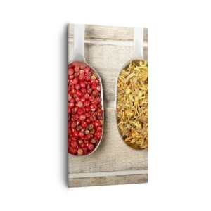 Impression sur toile - Image sur toile - Magie de la cuisine - 55x100 cm