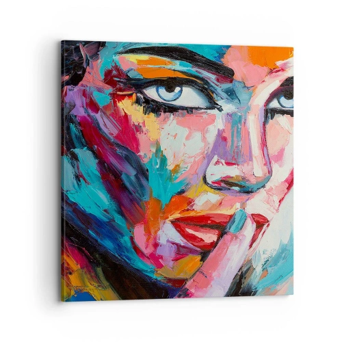 Impression sur toile - Image sur toile - Notre premier secret - 70x70 cm