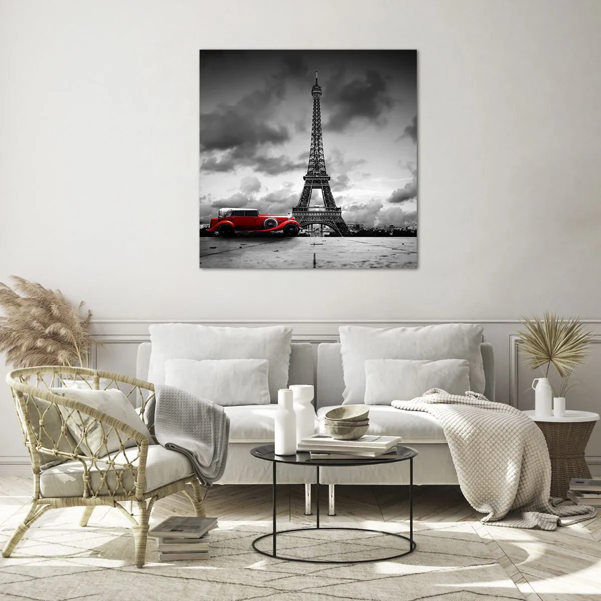 Impression sur verre - Image sur verre - Il n'y a pas si longtemps à Paris - 50x50 cm