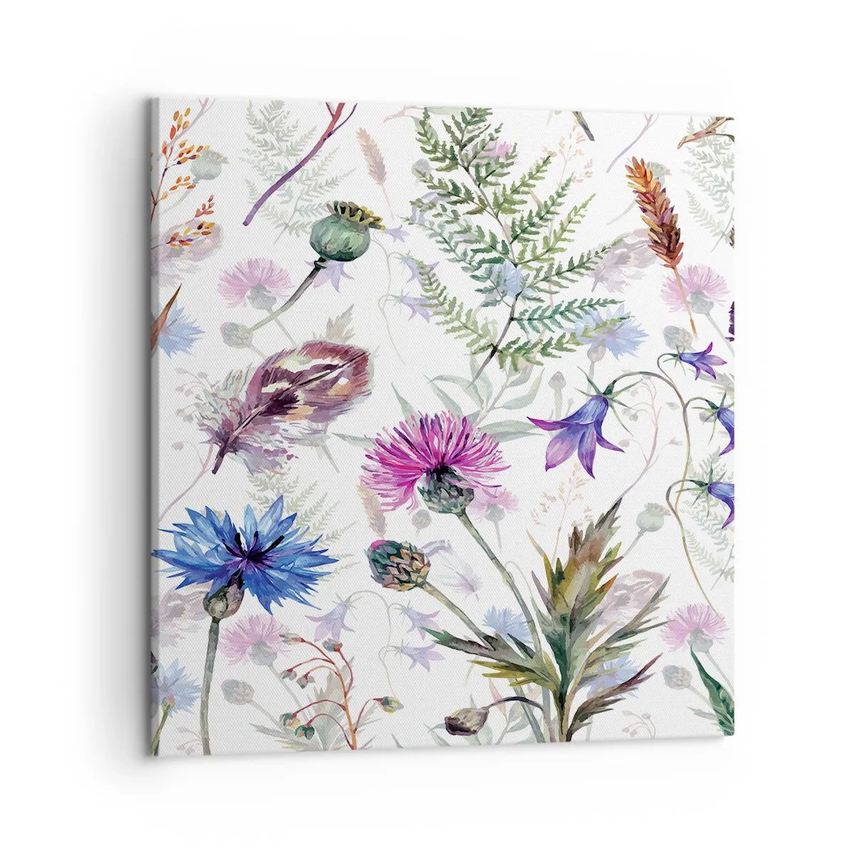 Impression sur toile - Image sur toile - Herbier polonais - 50x50 cm