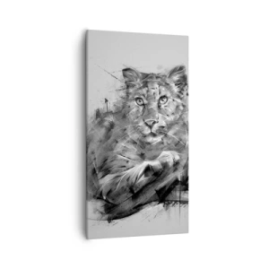 Impression sur toile - Image sur toile - Oui, j'écoute attentivement - 55x100 cm