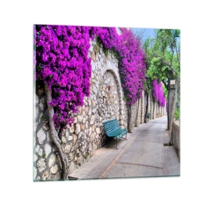 Impression sur verre - Image sur verre - Rencontrons-nous au plus vite - 70x70 cm