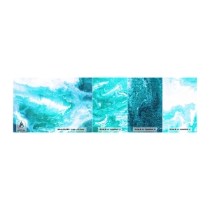 Échantillon De Papier Peint Standard Eco - Au coeur de l'élément - Abstraction, Morceau, Modèle moderne - 100x30 cm