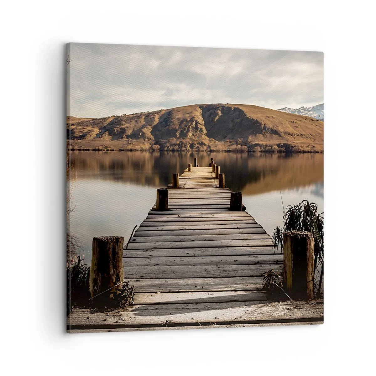 Impression sur toile - Image sur toile - Paysage silencieux - 50x50 cm