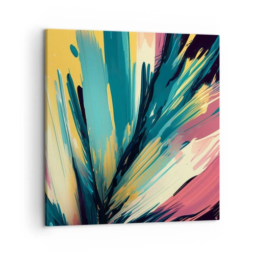 Impression sur toile - Image sur toile - Composition – une explosion de joie - 50x50 cm