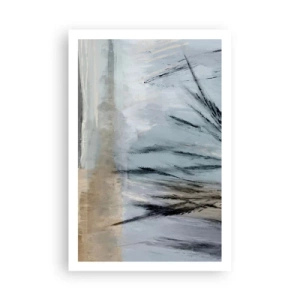 Affiche - Poster - Champs d'hiver - 61x91 cm