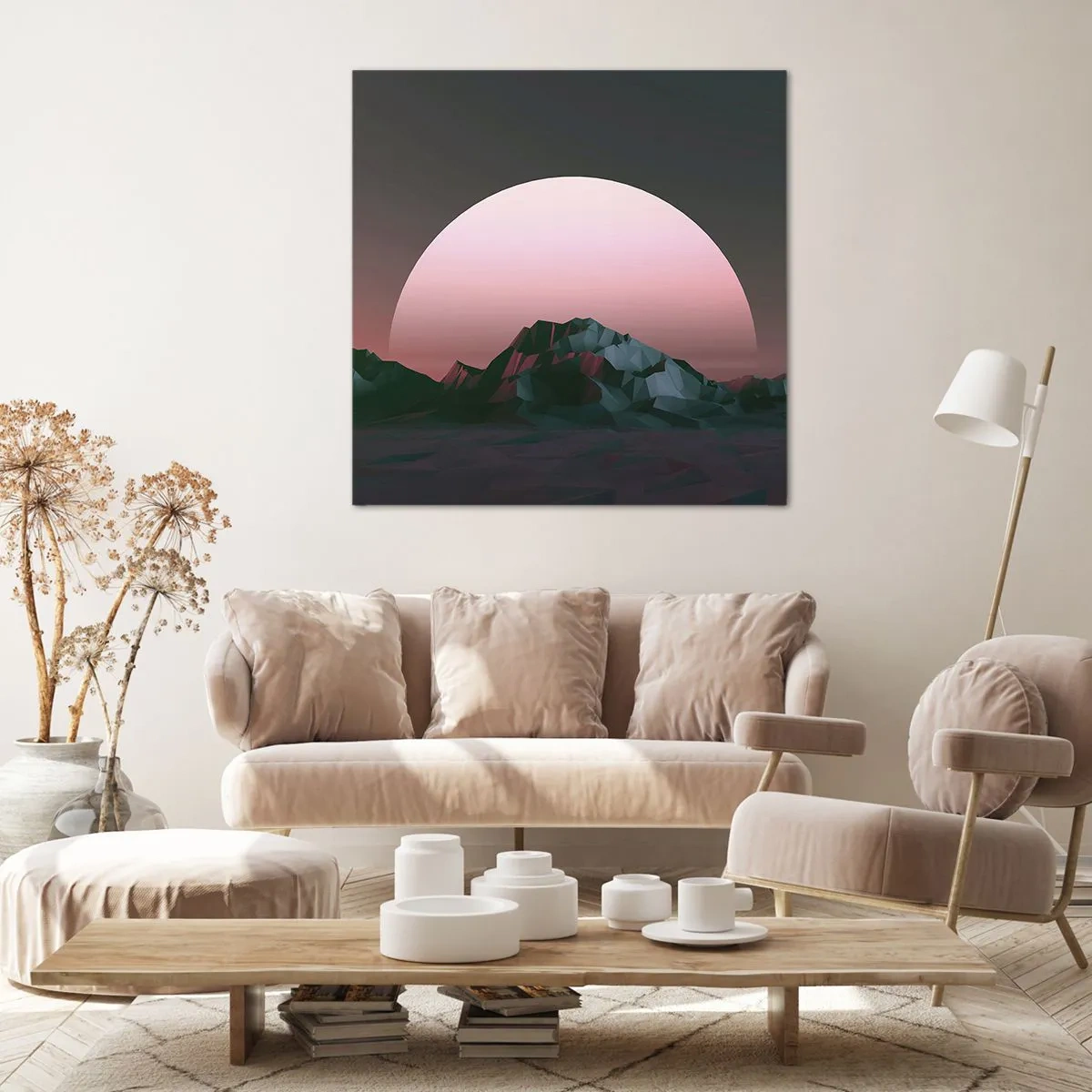 Impression sur toile - Image sur toile - Dans une galaxie voisine - 50x50 cm