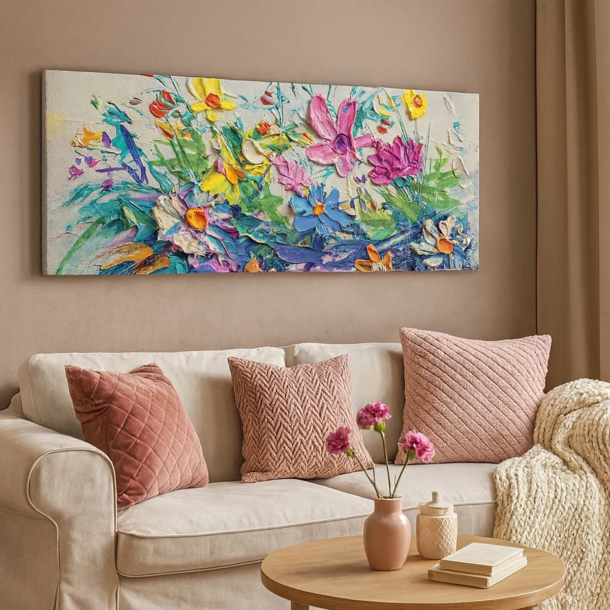 Impression sur toile - Image sur toile - Absolument pas une nature morte - 30x30 cm