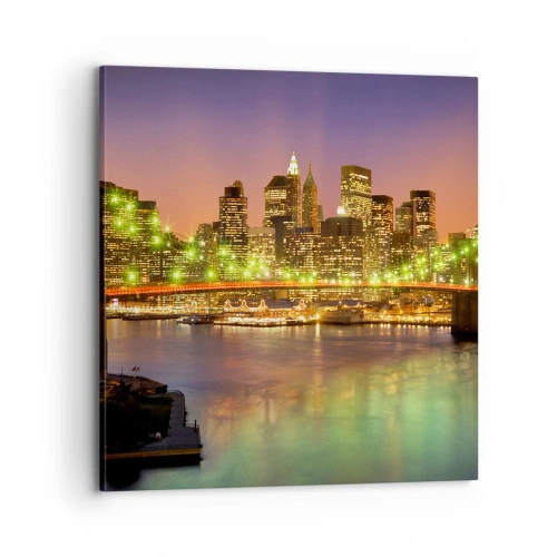 Impression sur toile - Image sur toile - Ici la lumière ne s'éteint jamais - 70x70 cm