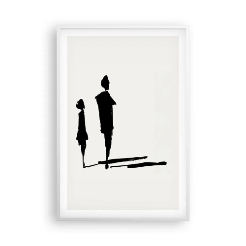 Affiche dans un cadre blanc - Poster - Êtes-vous sûr qu'ils sont ensemble ? - 61x91 cm