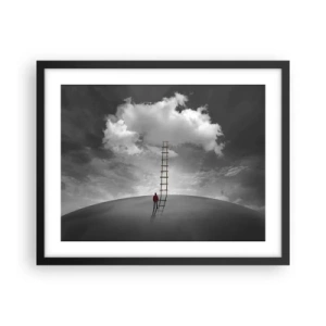 Affiche dans un cadre noir - Poster - Tout est possible - 50x40 cm