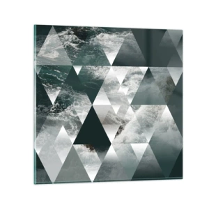 Impression sur verre - Image sur verre - Point de vue de cristal - 60x60 cm