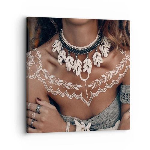 Impression sur toile - Image sur toile - Talismans, rituels de la féminité - 30x30 cm