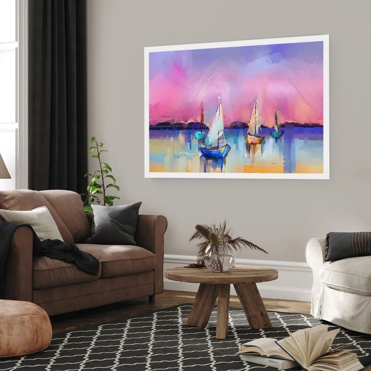 Affiche - Poster - Direction: les eaux larges - 40x30 cm