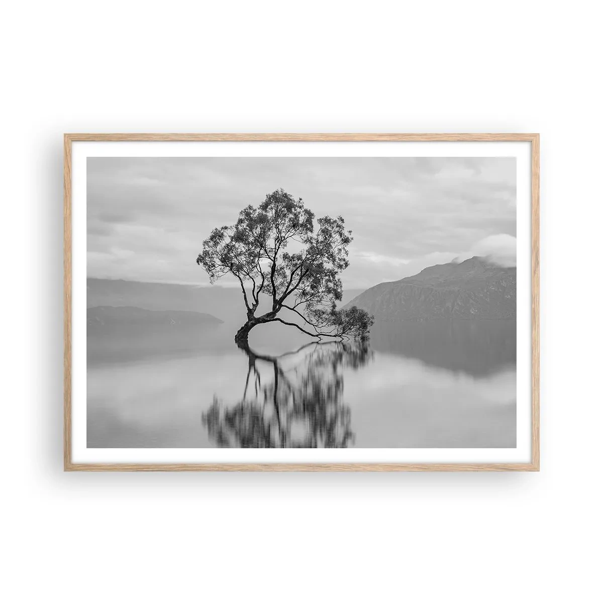 Affiche dans un chêne clair - Poster - Un tel pays existe - 100x70 cm