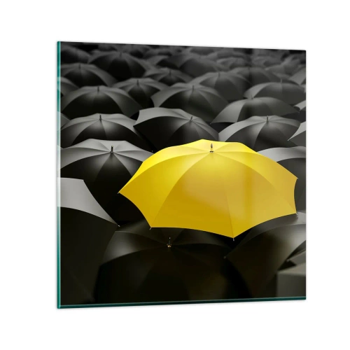 Impression sur verre - Image sur verre - Adieu chagrin - 30x30 cm