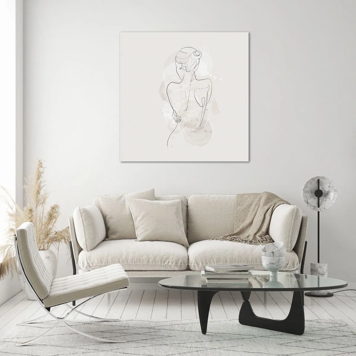 Impression sur verre - Image sur verre - Comme un instrument sensible - 40x40 cm