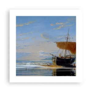 Affiche - Poster - Eau, terre, air - 40x40 cm