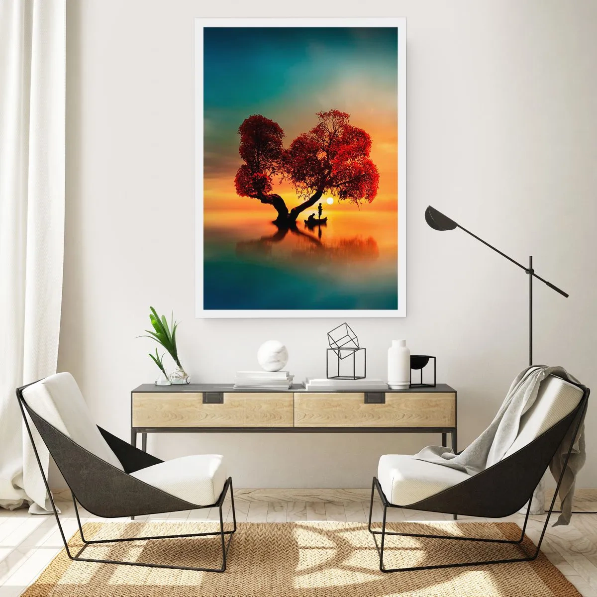 Affiche - Poster - Plénitude et éloignement sans monde - 30x40 cm