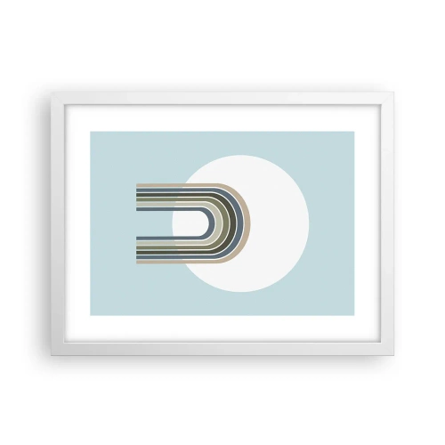 Affiche dans un cadre blanc - Poster - Attraction irrésistible - 40x30 cm