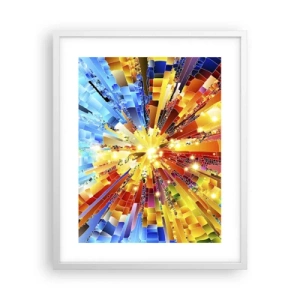 Affiche dans un cadre blanc - Poster - In medias res - 40x50 cm