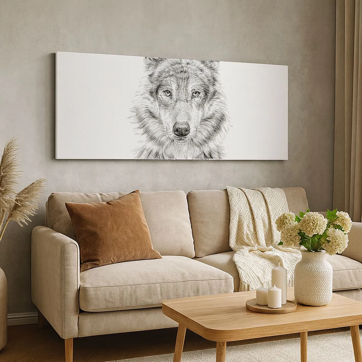 Impression sur toile - Image sur toile - Un leader né - 100x40 cm