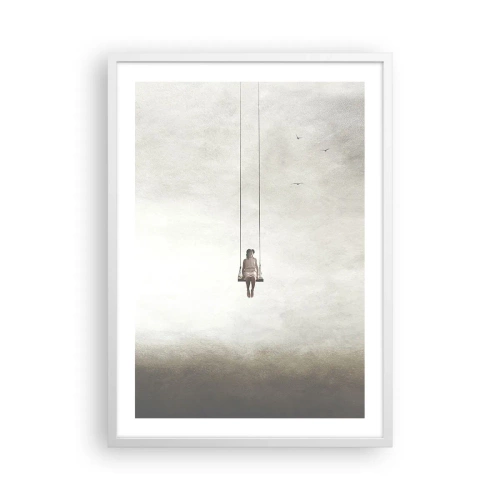 Affiche dans un cadre blanc - Poster - Enfant en nous - 50x70 cm