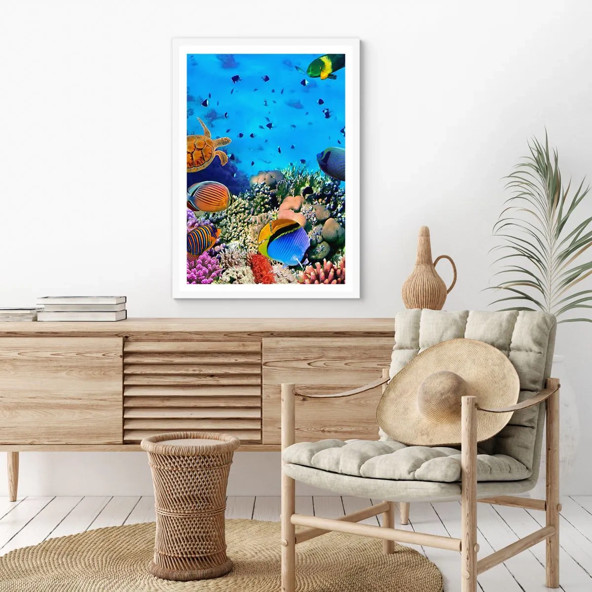 Affiche dans un cadre blanc - Poster - Et que sait-on de la vie… - 30x40 cm