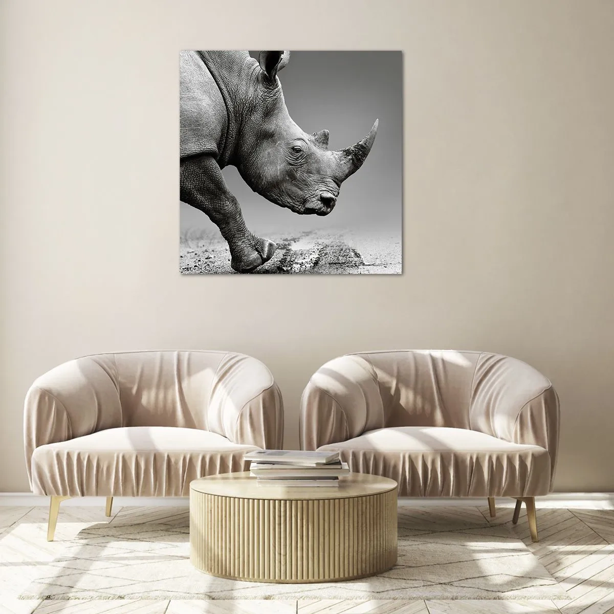 Impression sur verre - Image sur verre - Force inarrêtable - 60x60 cm