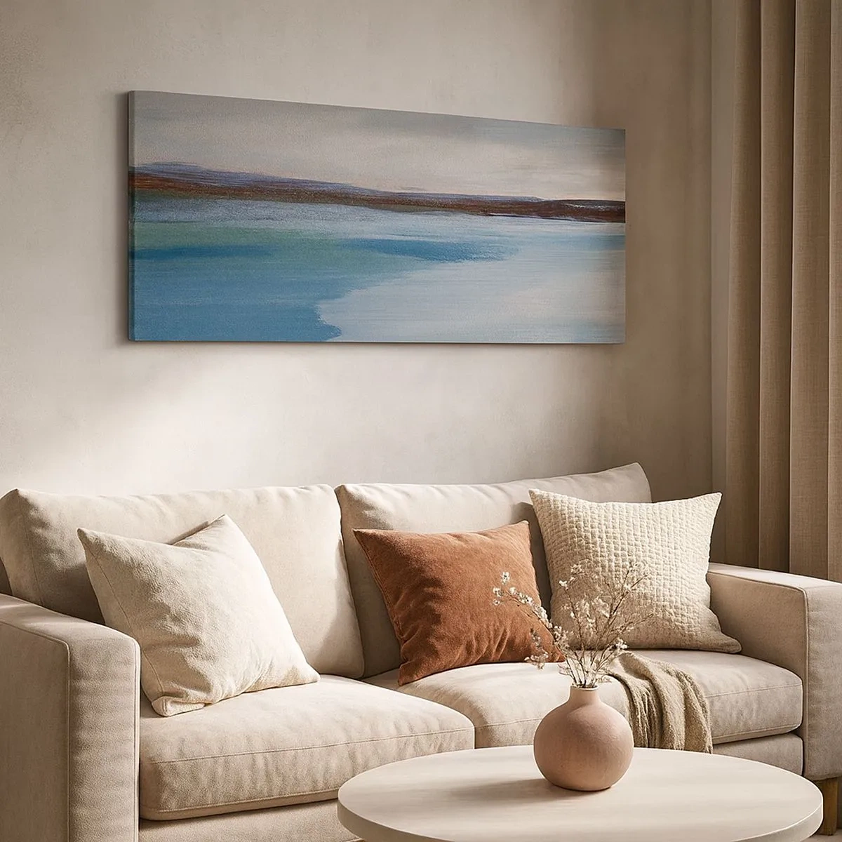 Impression sur toile - Image sur toile - Paysage horizontal - 100x40 cm