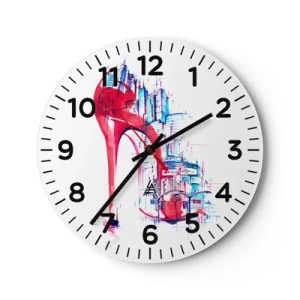 Horloge murale - Pendule murale - L'élégance des grandes villes - 30x30 cm