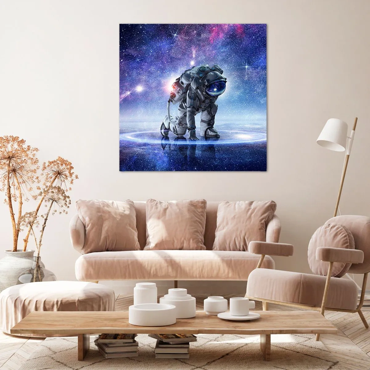 Impression sur toile - Image sur toile - Le ciel étoilé au dessus de moi - 30x30 cm
