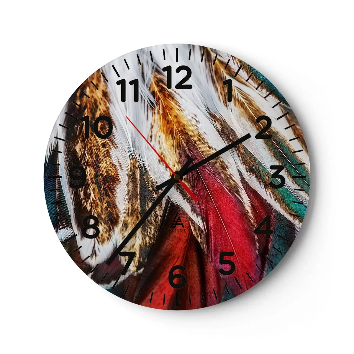 Horloge murale - Pendule murale - Secrets de vol - 40x40 cm