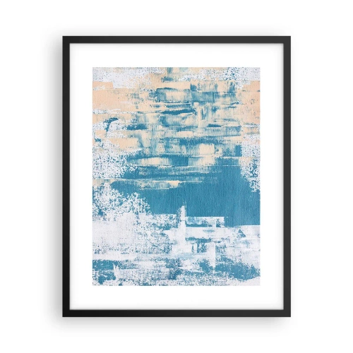 Affiche dans un cadre noir - Poster - À travers un iceberg - 40x50 cm