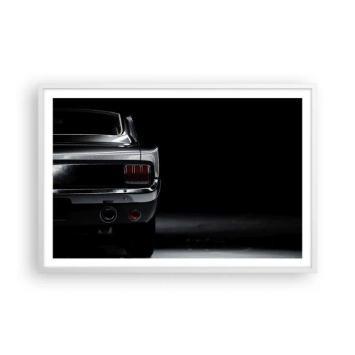 Affiche dans un cadre blanc - Poster - Le charme du classique - 91x61 cm