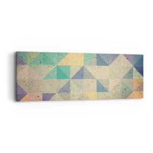 Impression sur toile - Image sur toile - République des triangles - 90x30 cm