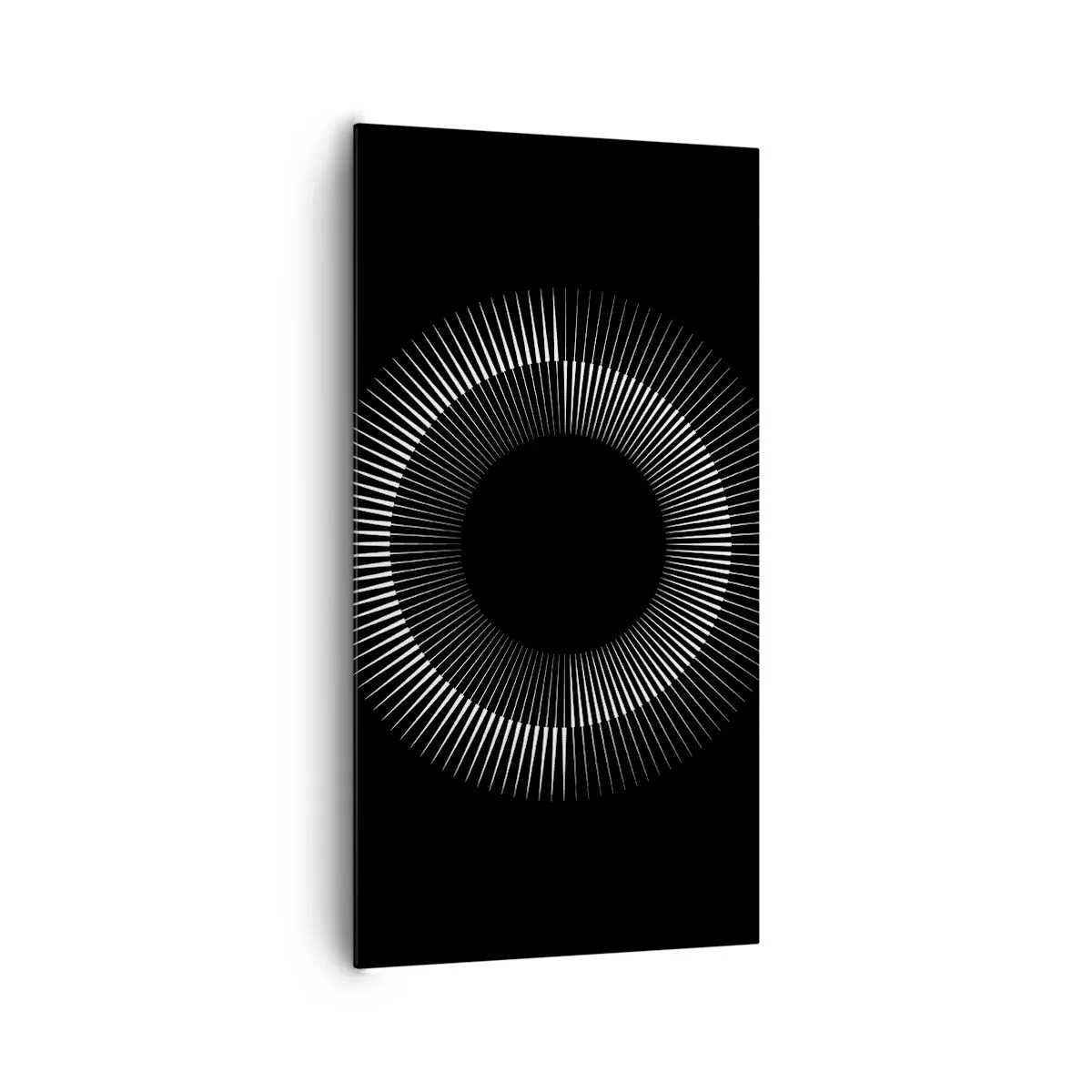 Impression sur toile - Image sur toile - Soleil noir - 65x120 cm