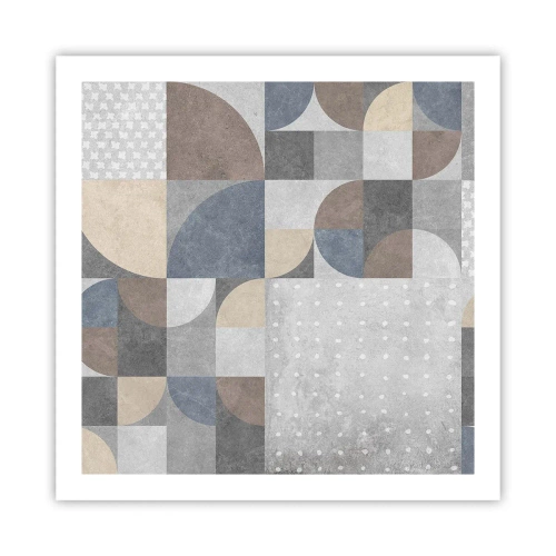 Affiche - Poster - Fantaisie de la céramique  - 60x60 cm