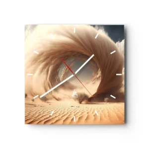 Horloge murale - Pendule murale - Portail ouvert - 40x40 cm