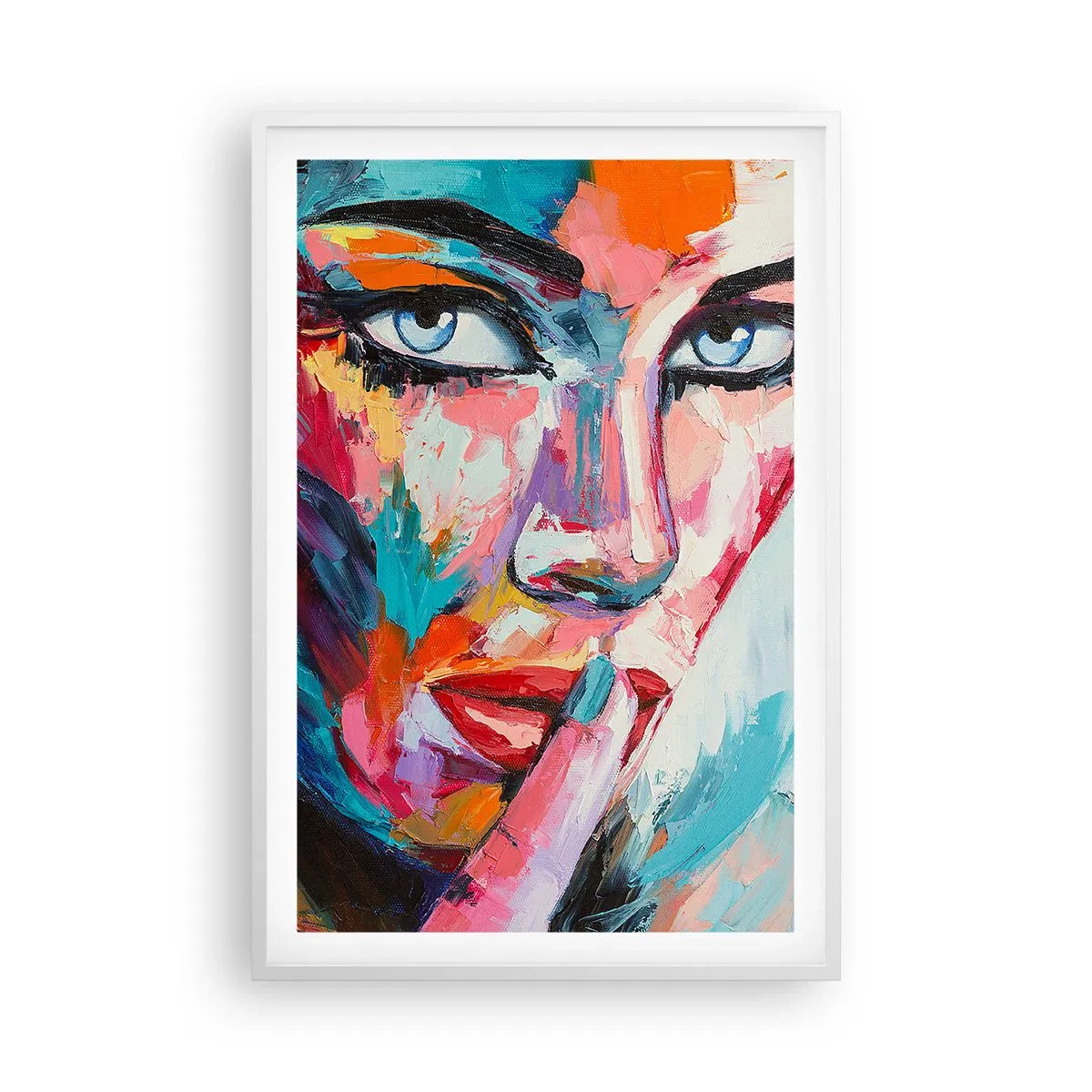 Affiche dans un cadre blanc - Poster - Notre premier secret - 61x91 cm