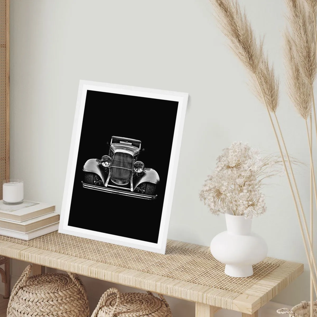 Affiche dans un cadre blanc - Poster - Un vrai gentleman - 50x70 cm