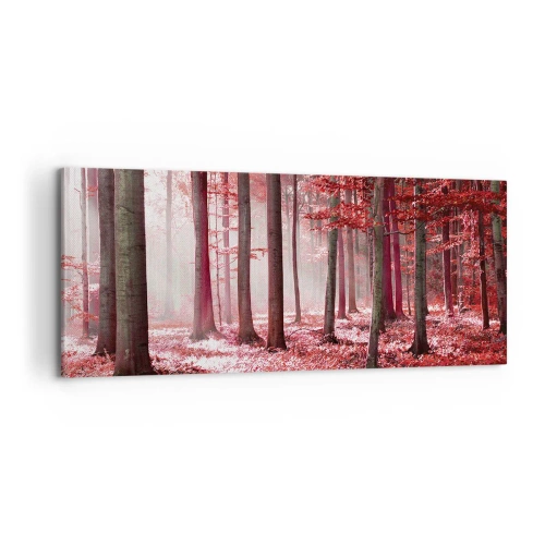 Impression sur toile - Image sur toile - Le rouge est tout aussi beau - 100x40 cm