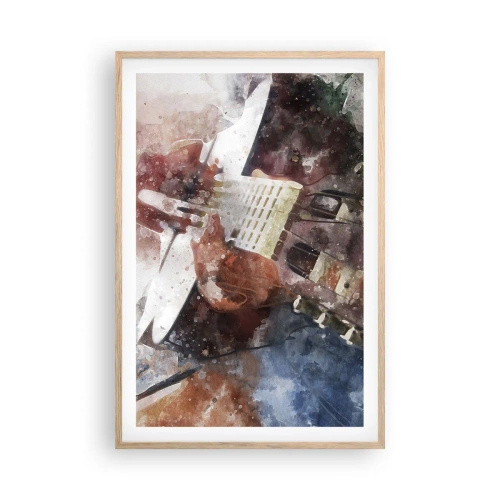 Affiche dans un chêne clair - Poster - Et qu'en pensez-vous ? - 61x91 cm