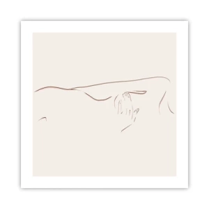 Affiche - Poster - La forme du désir - 50x50 cm