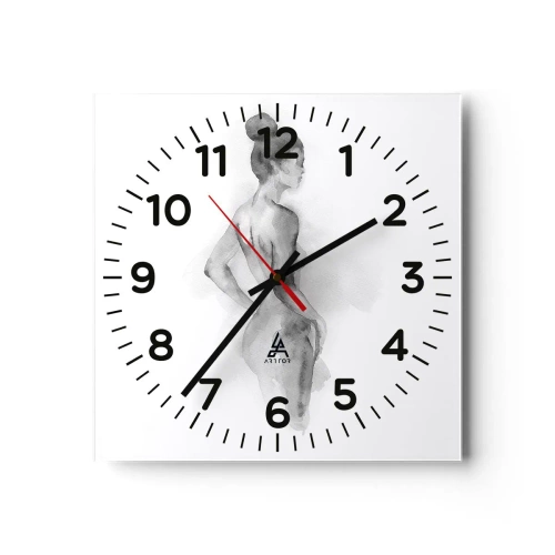 Horloge murale - Pendule murale - Belle comme une peinture - 40x40 cm
